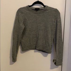 J. Crew Merino wool cropped crew neck sweater